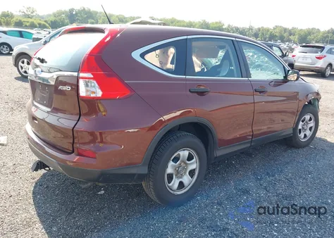 2015 Honda Cr-V Lx из США, поврежденный, VIN 2HKRM4H30FH702185